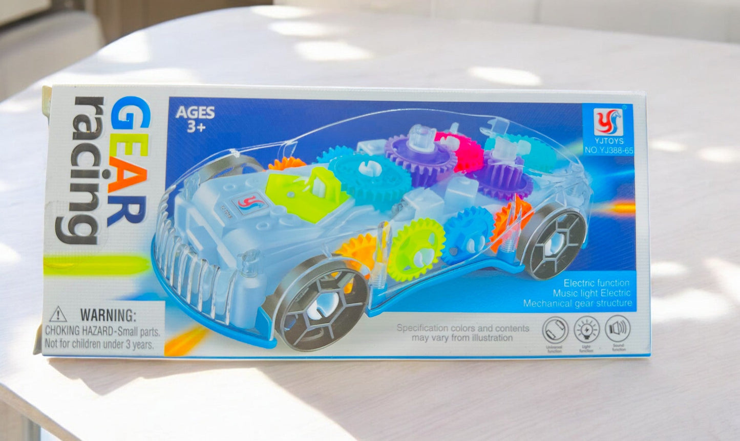 360° Sensor Car with Lights | Rotating Remote Control Car for Kids